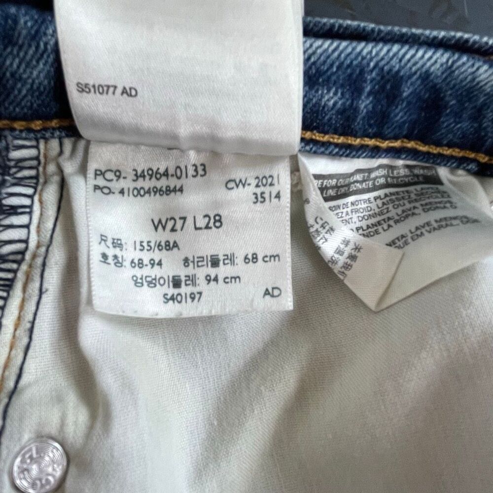 Levi’s Wedgie Straight Jeans Size 27 - Picture 6 of 10